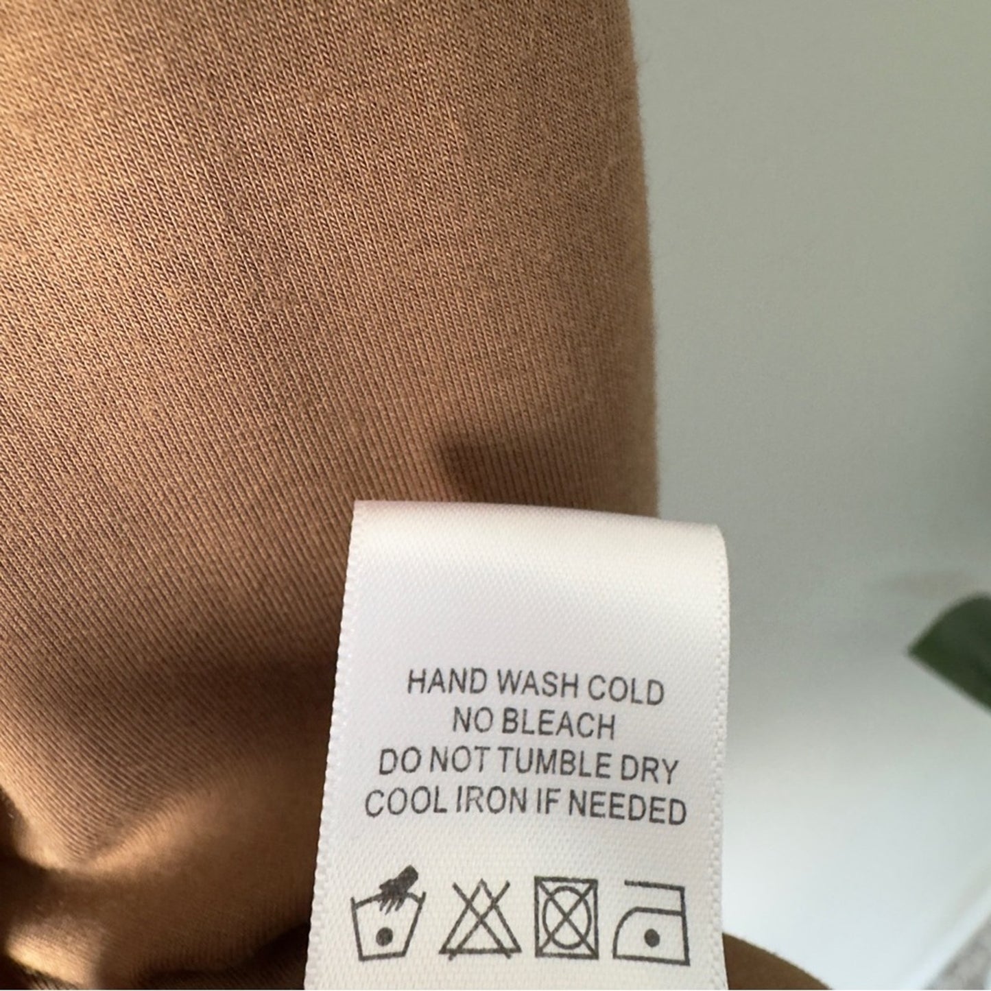 Lovers + Friends Revolved Tan Midi Dress cinched ruched asymmetric sleeveless L