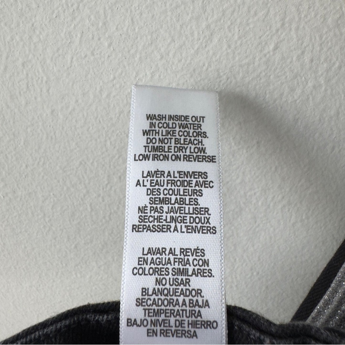 Good American Good Legs Black Skinny Jeans silver sparkle Side Stripes stretch 6