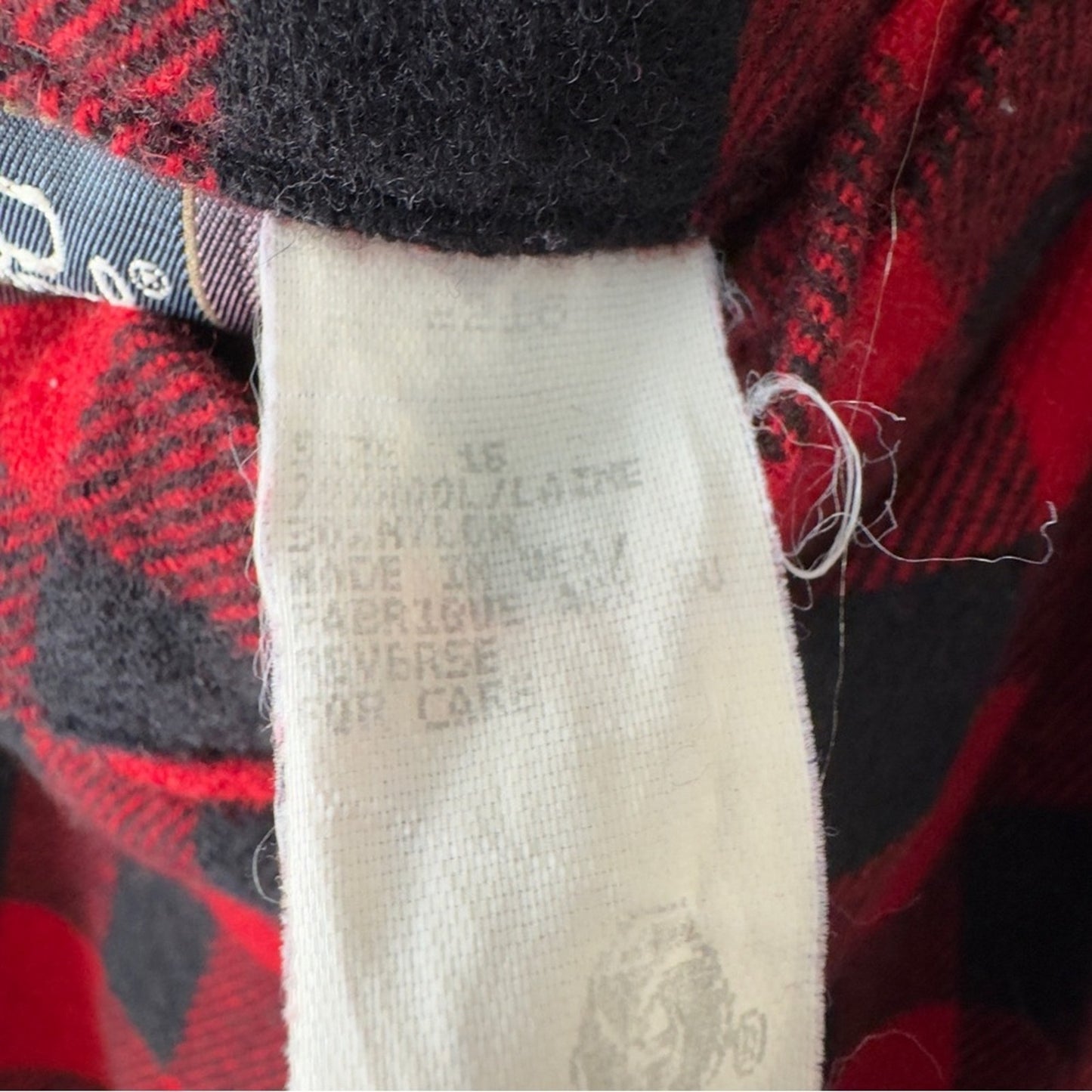 Vintage Woolrich Wool Blend Red Black Plaid Casual Wrap Mini Skirt preppy school