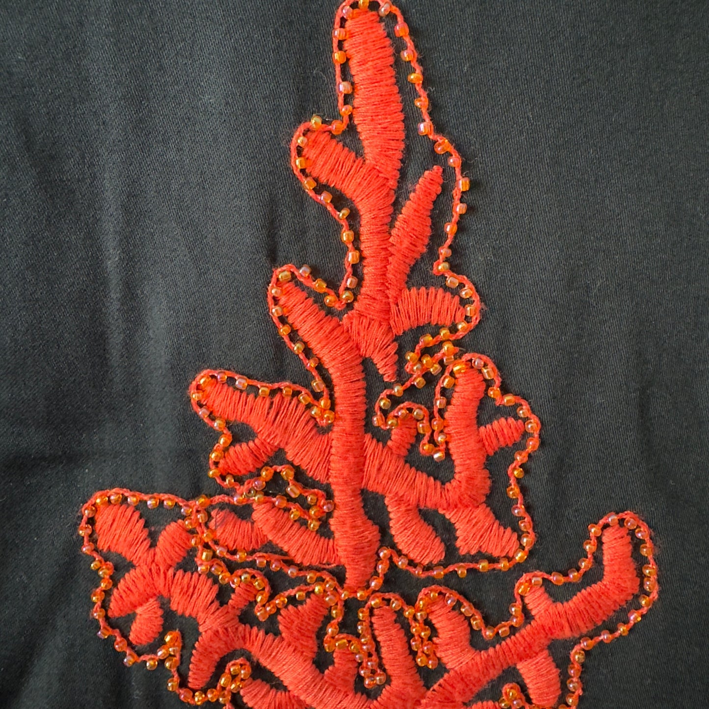 Lilly Pulitzer Shailene Dress Coral Beaded 3/4 Sleeve Mini 6