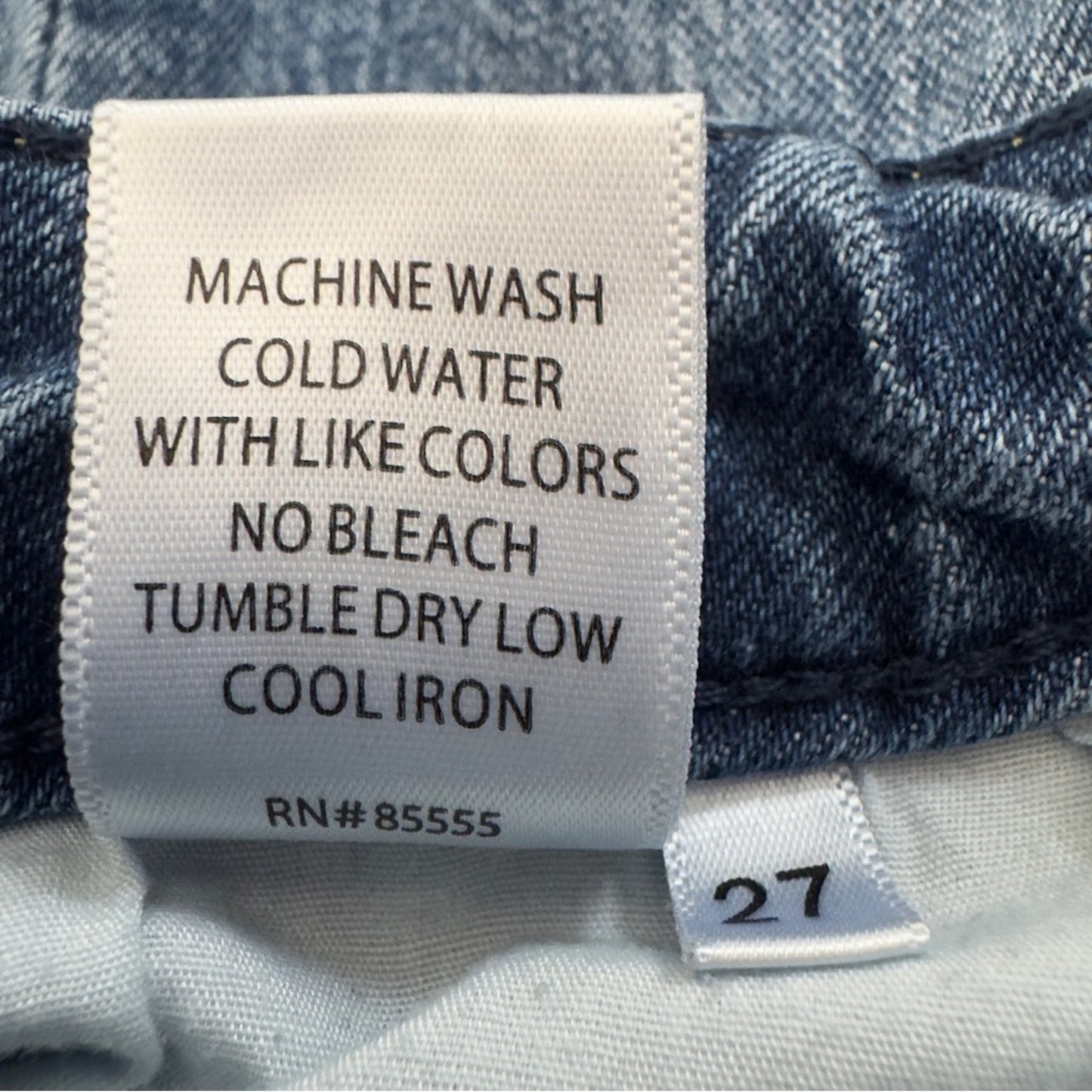 Pistola Light Medium Wash Blue Bootcut Jeans Zip Button Casual Denim Jean Pocket